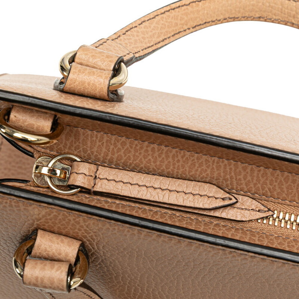 Gucci Interlocking GG Soho Shoulder Bag beige leather - Picture 6 of 8